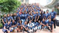 Pictured are participants in the Summer Health Professions Education Program (SHPEP), a free six-week summer enrichment and residential program for first- and second-year college students interested in the health professions.